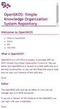 Mobile Screenshot of openskos.org